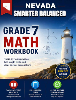 Nevada Smarter Balanced 7th Grade Math Workbook
