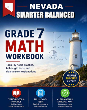 Nevada Smarter Balanced 7th Grade Math Workbook