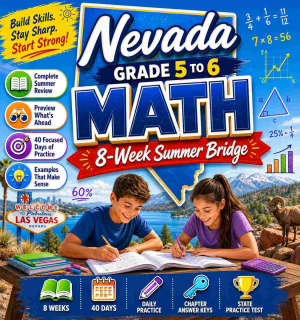 Nevada Summer Math Bridge Grade 5 to Grade 6