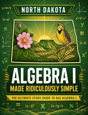 North Dakota Algebra I Made Ridiculously Simple