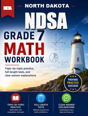 North Dakota NDSA 7th Grade Math Workbook