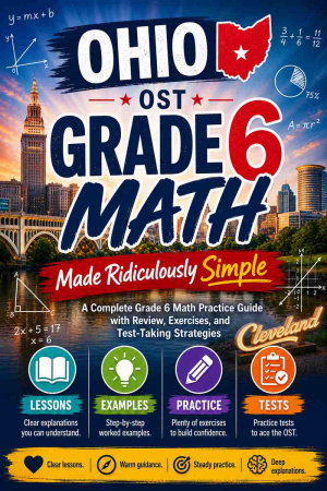 Ohio OST Grade 6 Math Made Ridiculously Simple