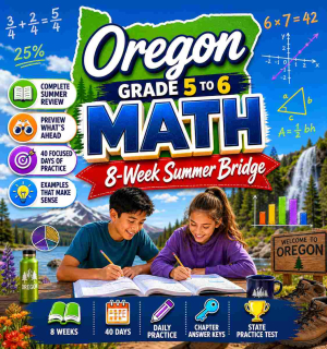 Oregon Summer Math Bridge Grade 5 to Grade 6