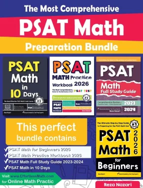 The Most Comprehensive PSAT Math 2023 Preparation Bundle: Includes PSAT Math Prep Books, Workbooks, and Practice Tests