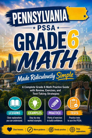 Pennsylvania PSSA Grade 6 Math Made Ridiculously Simple