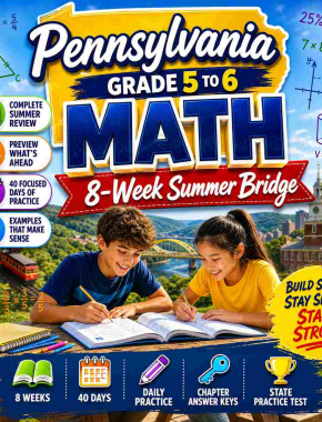 Pennsylvania Summer Math Bridge Grade 5 to Grade 6