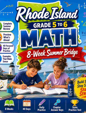 Rhode Island Summer Math Bridge Grade 5 to Grade 6