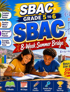 SBAC Summer Math Bridge Grade 5 to Grade 6