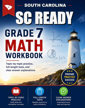 South Carolina SC READY 7th Grade Math Workbook
