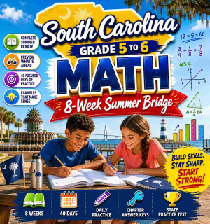 South Carolina Summer Math Bridge Grade 5 to Grade 6