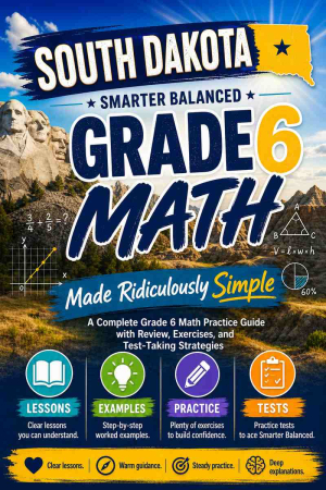 South Dakota Smarter Balanced Grade 6 Math Made Ridiculously Simple