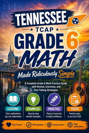 Tennessee TCAP Grade 6 Math Made Ridiculously Simple
