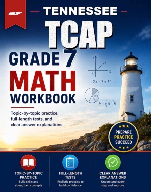 Tennessee TCAP 7th Grade Math Workbook