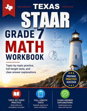 Texas STAAR 7th Grade Math Workbook