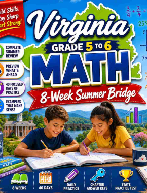 Virginia Summer Math Bridge Grade 5 to Grade 6