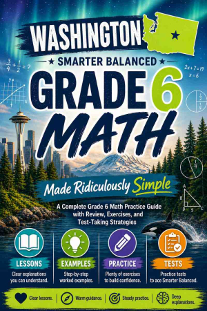 Washington Smarter Balanced Grade 6 Math Made Ridiculously Simple