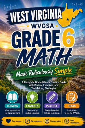 West Virginia WVGSA Grade 6 Math Made Ridiculously Simple