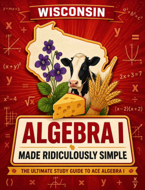 Wisconsin Algebra I Made Ridiculously Simple
