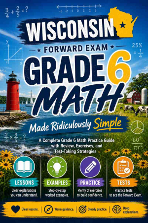Wisconsin Forward Exam Grade 6 Math Made Ridiculously Simple
