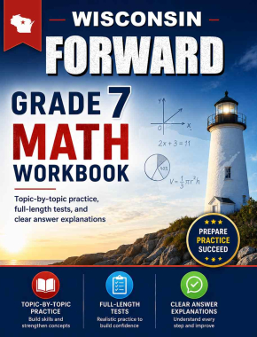 Wisconsin FORWARD 7th Grade Math Workbook