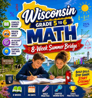 Wisconsin Summer Math Bridge Grade 5 to Grade 6