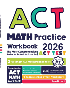 ACT Math Practice Workbook 2026 cover