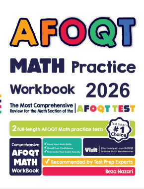 AFOQT Math Practice Workbook 2026: The Most Comprehensive Review for the Math Section of the AFOQT Test