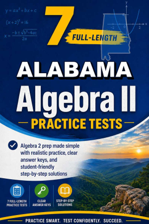 7 Full Length Alabama Algebra II Practice Tests