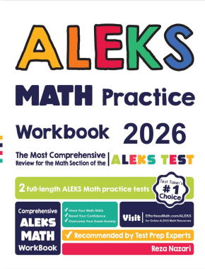 ALEKS Math Practice Workbook 2026: The Most Comprehensive Review for the ALEKS Math Test