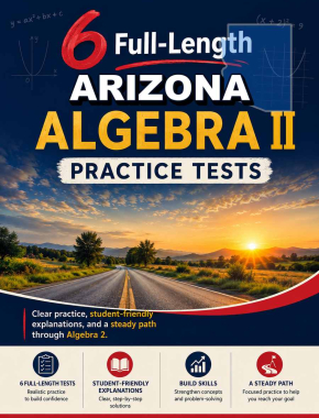 6 Full Length Arizona Algebra II Practice Tests