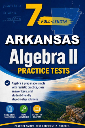 7 Full Length Arkansas Algebra II Practice Tests