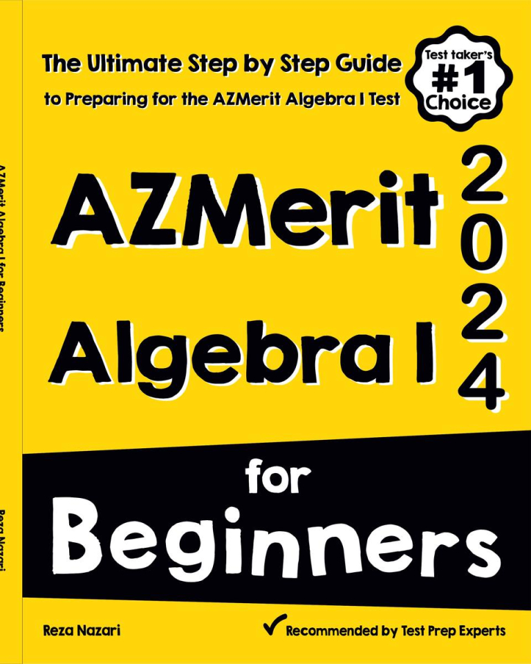 AzMerit Algebra I for Beginners 2026: The Ultimate Step by Step Guide to Acing AzMerit Algebra I cover