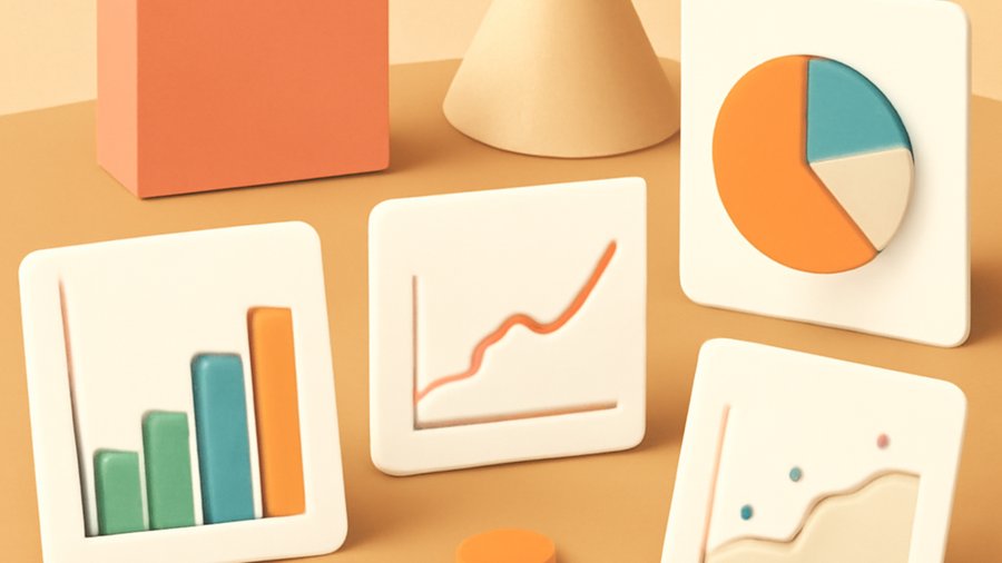 How to Read and Interpret Graphs: Bar, Line, Pie & Scatter illustration A