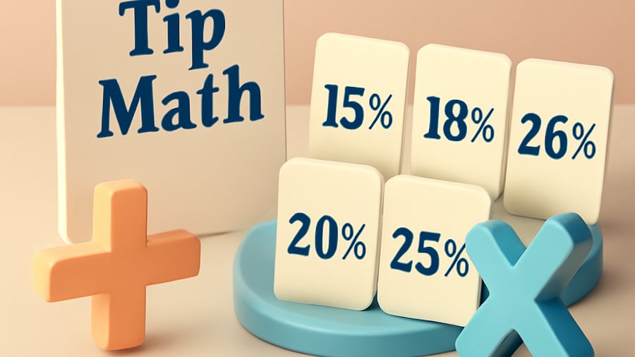 Tip, Tax & Discount Math: Mental Shortcuts That Save Money illustration A