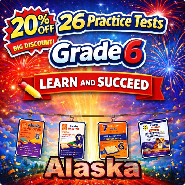 Alaska Grade 6 ELA Preparation Bundle cover