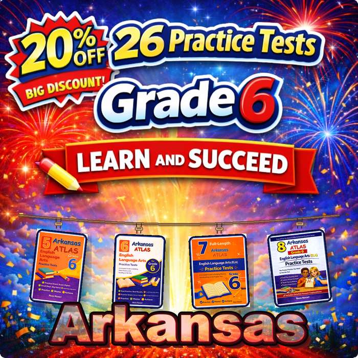 Arkansas Grade 6 ELA Preparation Bundle cover