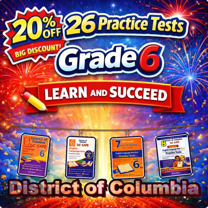 District of Columbia Grade 6 ELA Preparation Bundle cover