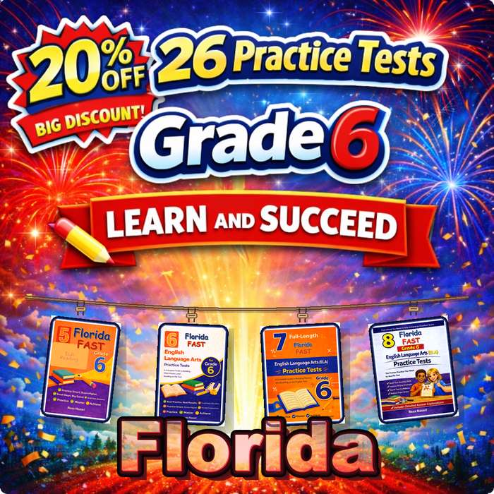 Florida Grade 6 ELA Preparation Bundle cover