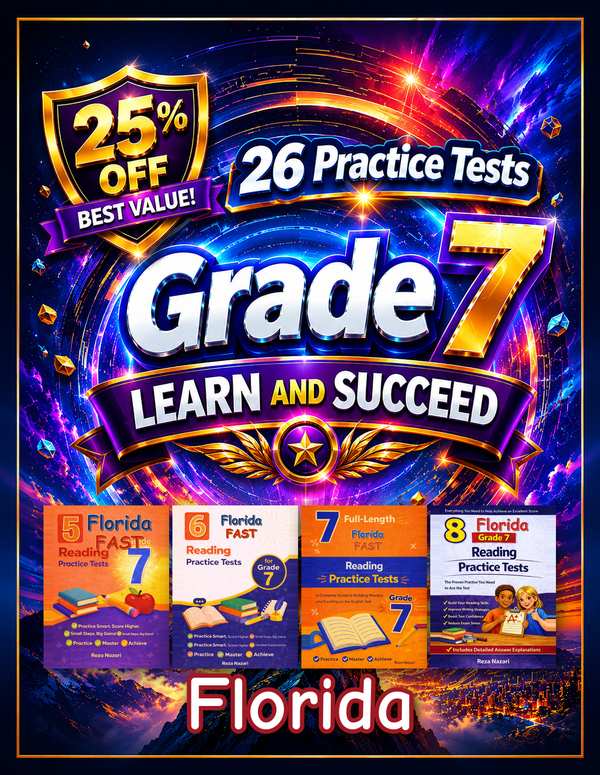 Florida Grade 7 ELA Preparation Bundle cover