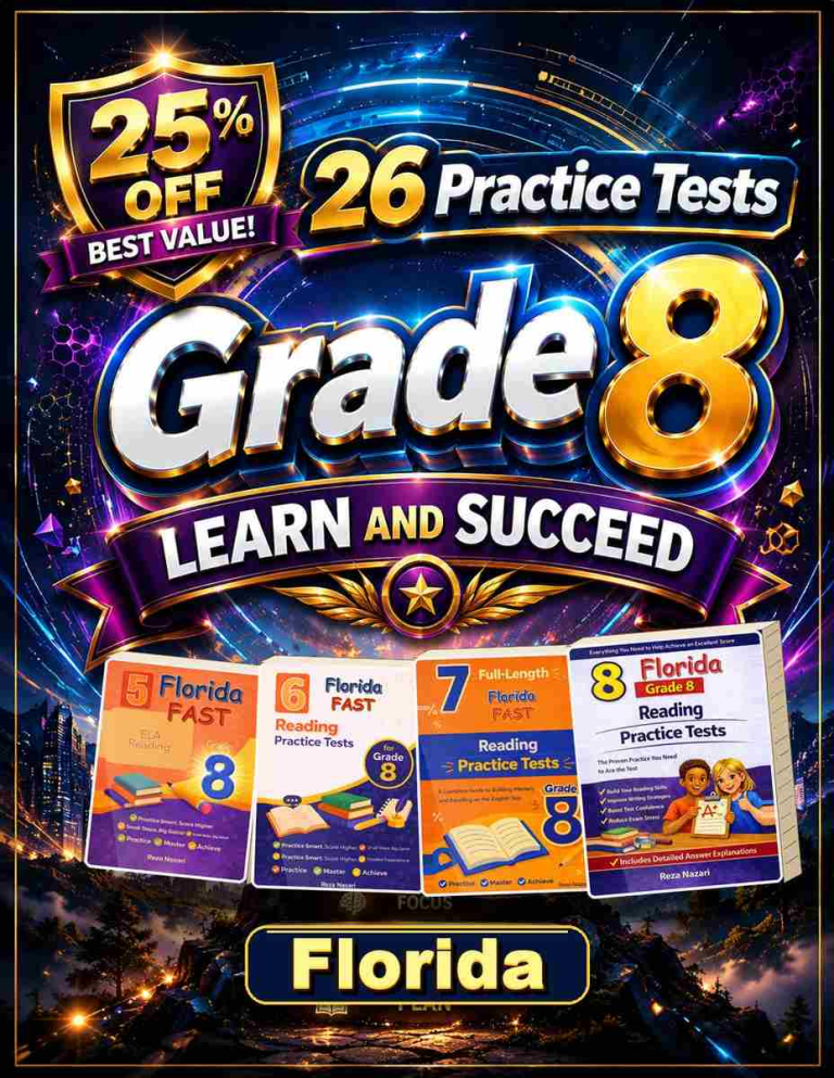 Florida Grade 8 ELA Preparation Bundle cover