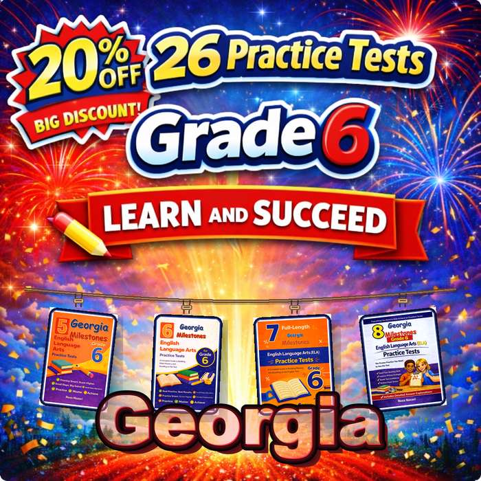 Georgia Grade 6 ELA Preparation Bundle cover