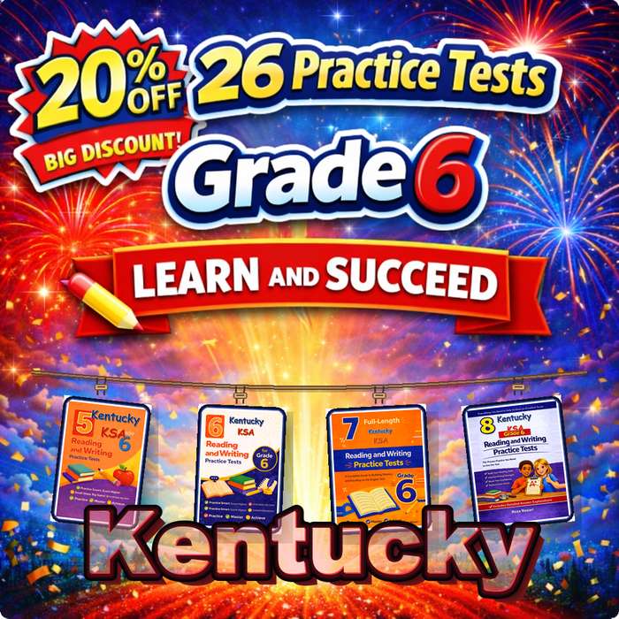 Kentucky Grade 6 ELA Preparation Bundle cover