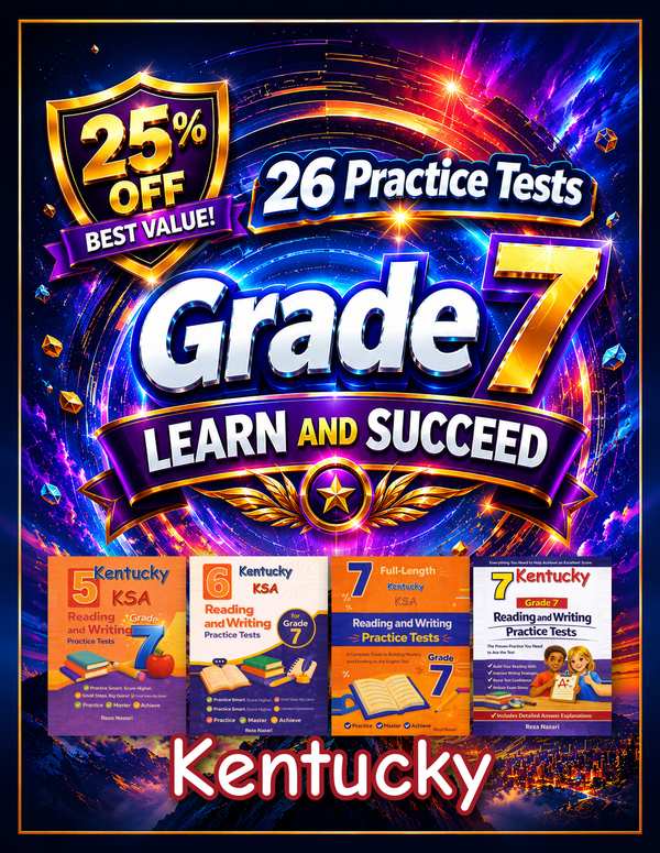 Kentucky Grade 7 ELA Preparation Bundle cover