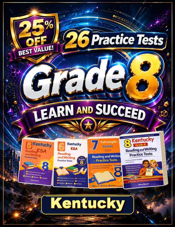 Kentucky Grade 8 ELA Preparation Bundle cover