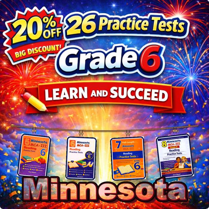 Minnesota Grade 6 ELA Preparation Bundle cover