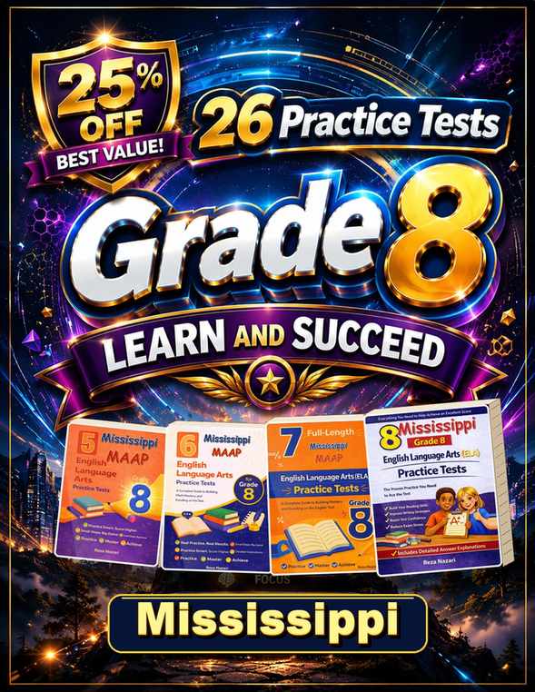 Mississippi Grade 8 ELA Preparation Bundle cover