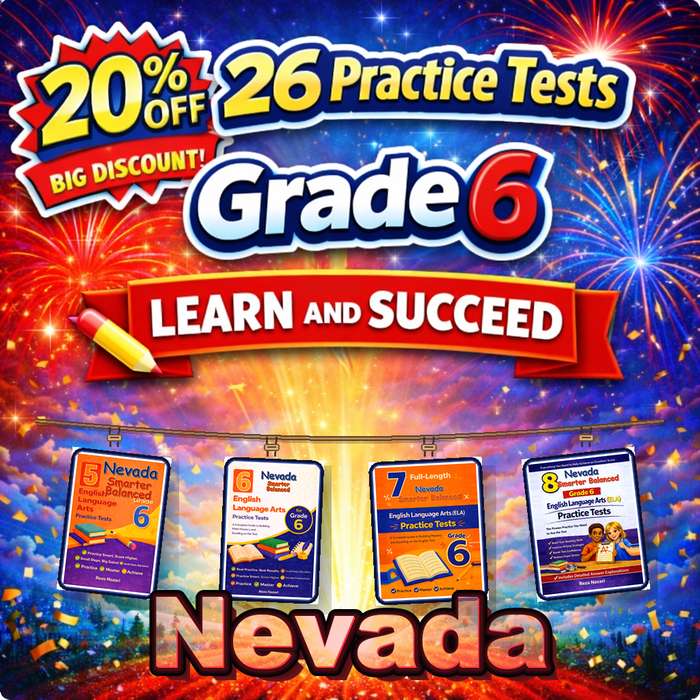 Nevada Grade 6 ELA Preparation Bundle cover