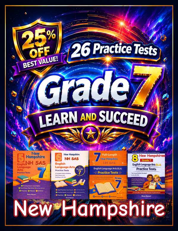 New Hampshire Grade 7 ELA Preparation Bundle cover