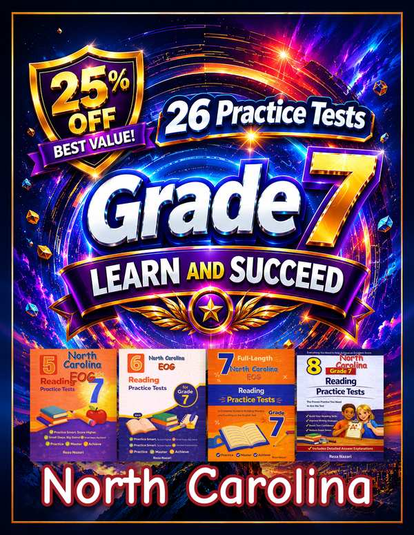 North Carolina Grade 7 ELA Preparation Bundle cover