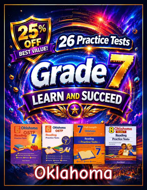 Oklahoma Grade 7 ELA Preparation Bundle cover